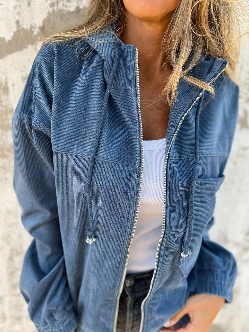 Leichte Kapuzenjacke für Damen Perfekt für den Frühling