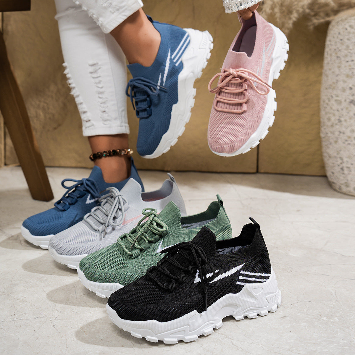 Leichte Damen Sneaker für Alltag und Sport