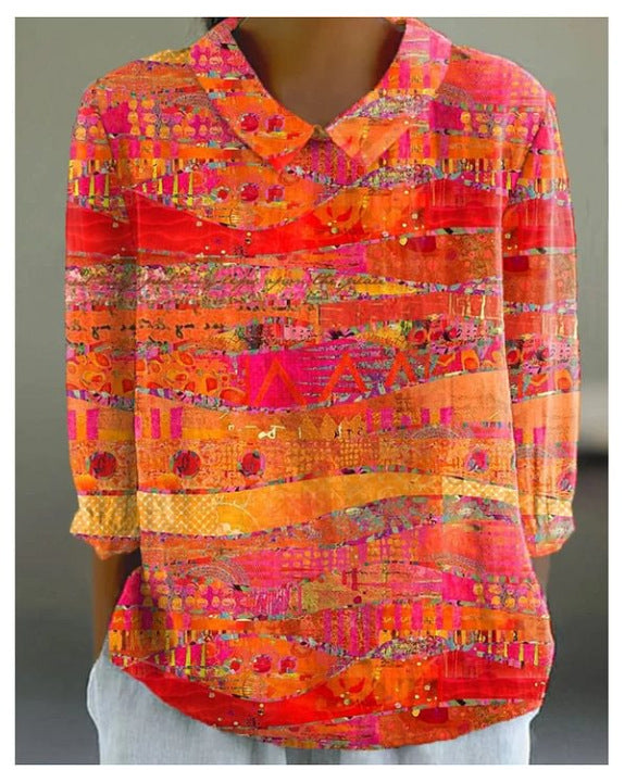 Frühlingshafter Print-Pullover für lässige Street-Styles