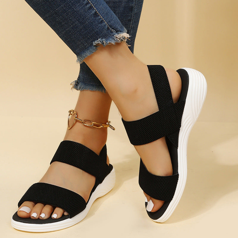 Leichte Plattform-Sandalen Damen Perfekt für Strandtage