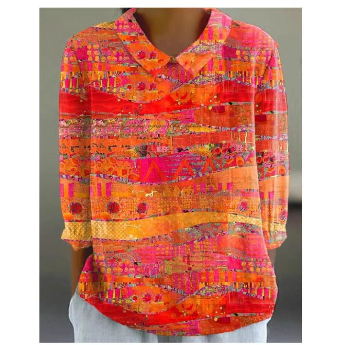 Frühlingshafter Print-Pullover für lässige Street-Styles