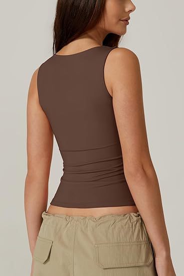 Elegant Square-Neck Top Slim Fit für Alltag und Freizeit
