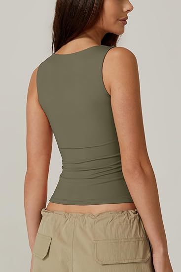 Elegant Square-Neck Top Slim Fit für Alltag und Freizeit