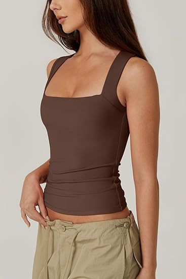 Elegant Square-Neck Top Slim Fit für Alltag und Freizeit