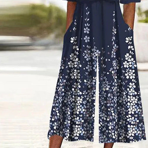 Leichter Jumpsuit mit V-Ausschnitt Perfekt für Frühlingstage