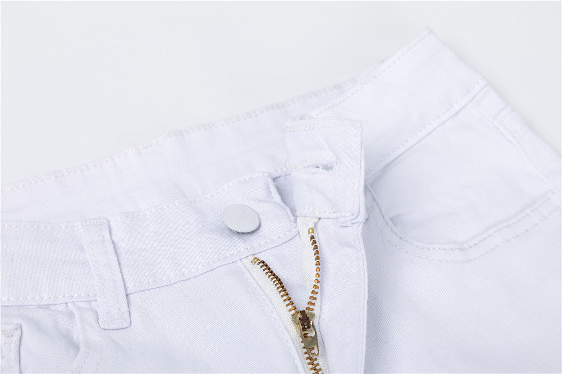 Casual High Waist Ripped Jeans für Frühling & Alltag