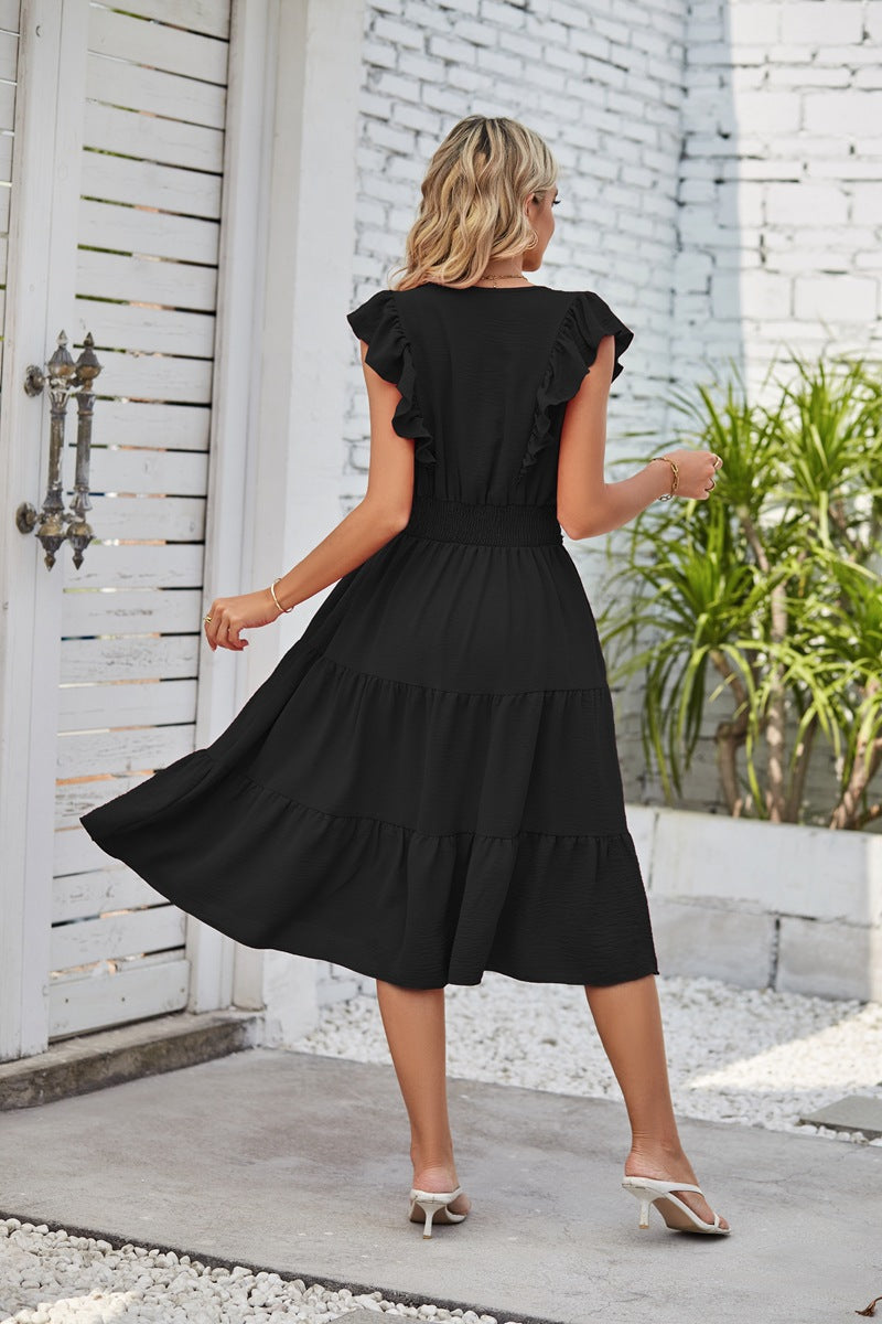 Verspieltes Rüschenkleid für Sommerabenteuer