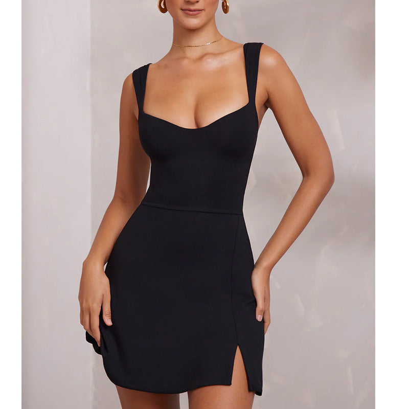 Verführerisches Clubkleid mit Spaghettiträgern für Partynächte
