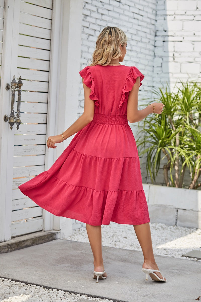Verspieltes Rüschenkleid für Sommerabenteuer