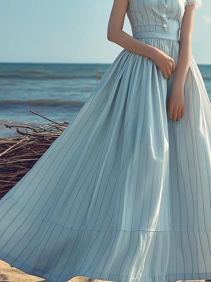 Elegantes Maxi Frühlingskleid für Alltag und Feste