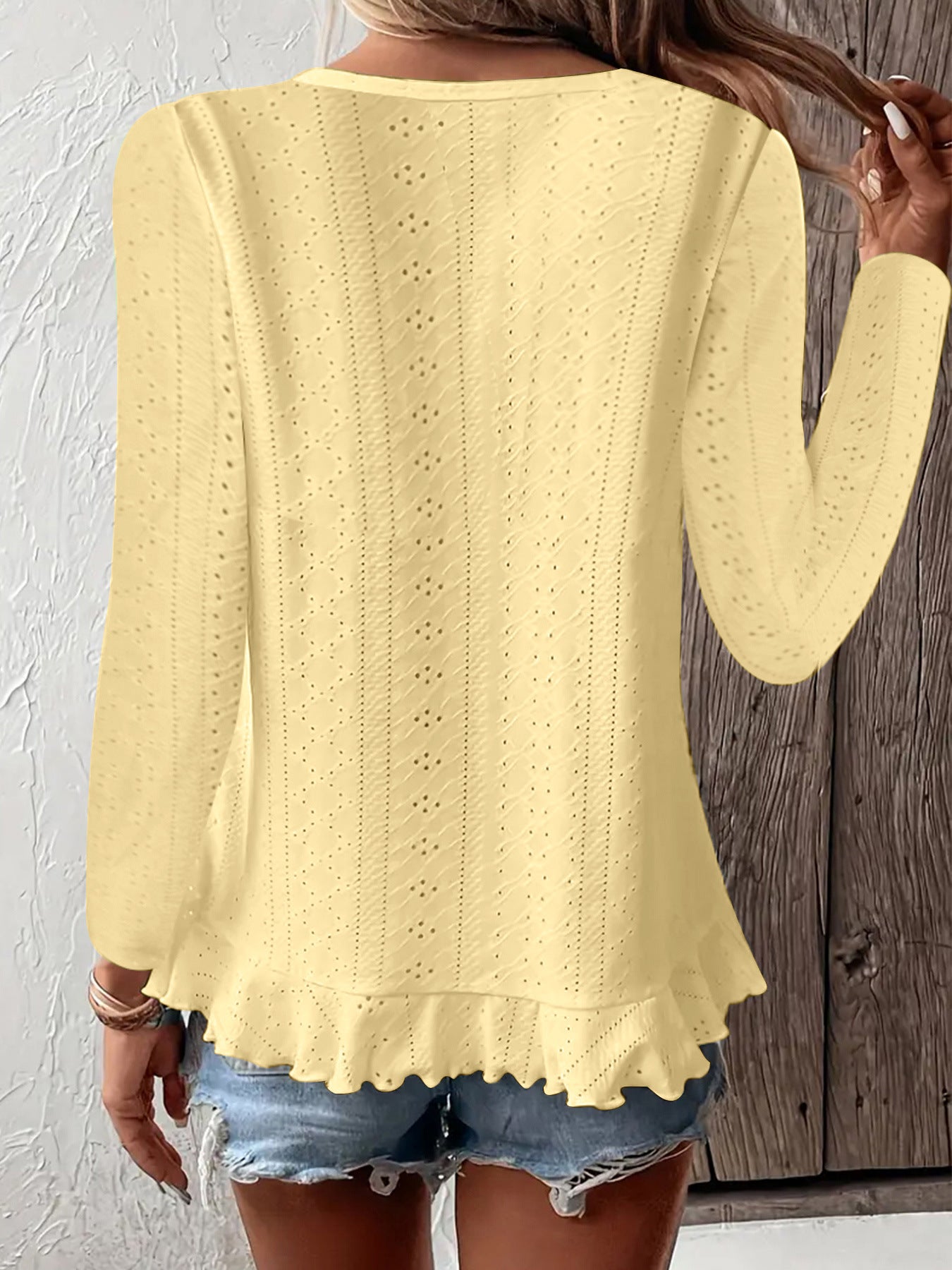 Frühlingshauch Pullover Lockeres Oberteil Perfekt für Alltag
