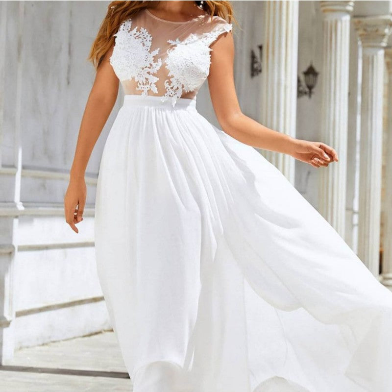 Elegantes Hochzeitskleid für Frühlingsfeiern