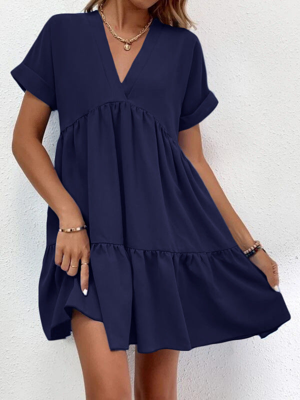 Luftiges Sommerkleid mit Rüschen Perfekt für Alltag und Strand