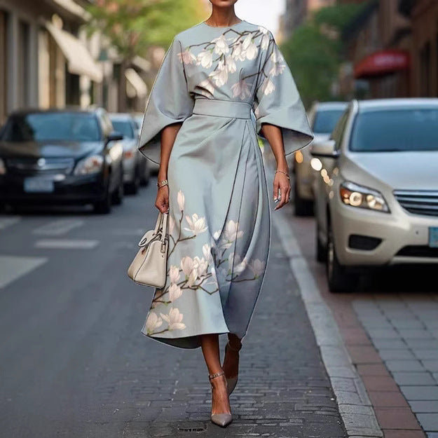 Elegantes Blumen-Print Kleid für Alltag & Events