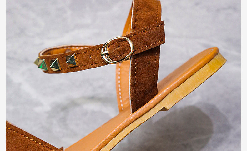 Römische Sandalen Damen Ideal für Sommer & Strand