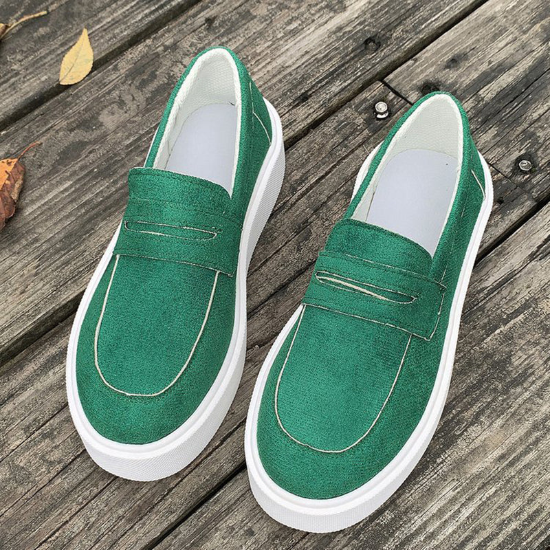 Elegante Plateau-Loafers Damen für Frühling & Freizeit