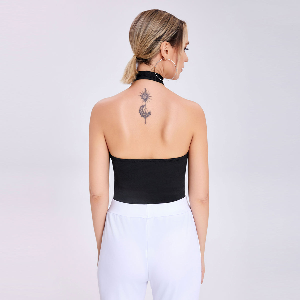 Eleganter Schwarzer Damen-Body Perfekt für Frühling & Abend