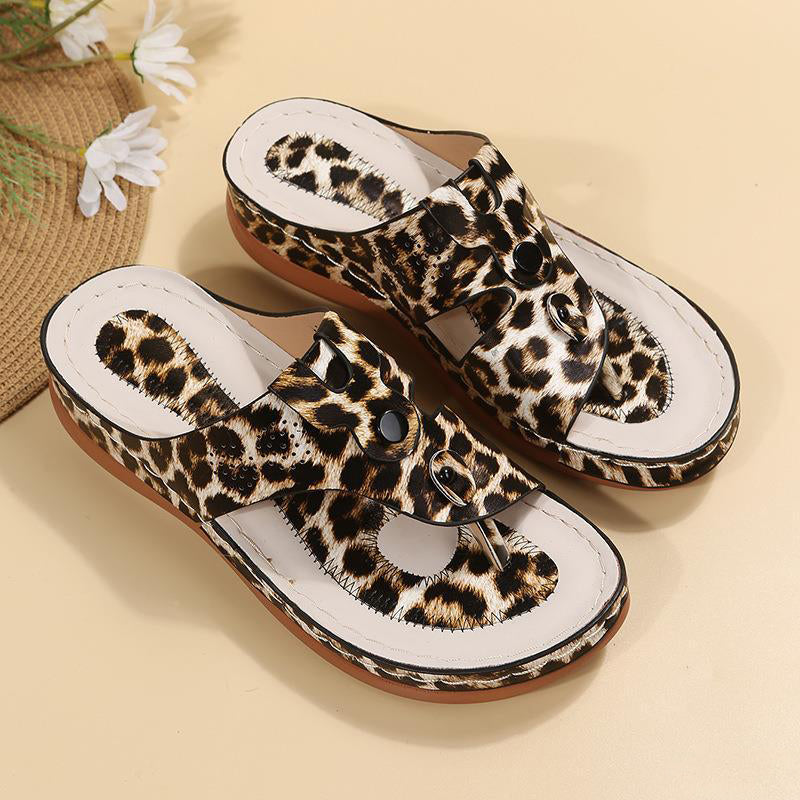 Frühlingshafte Zehensandalen Damen Perfekt für Strandtage