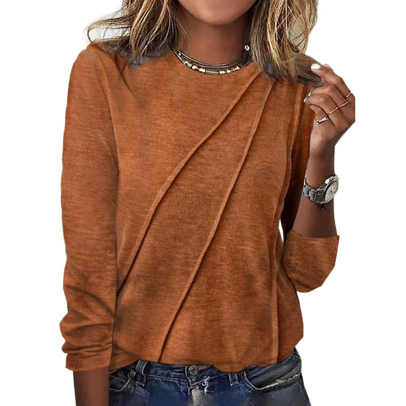 Lässiges Langarm-Shirt für Alltag im Frühling