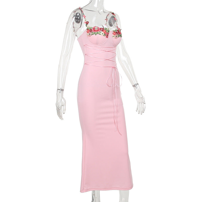 Blumiges Sommerkleid Romantisch für Besondere Anlässe
