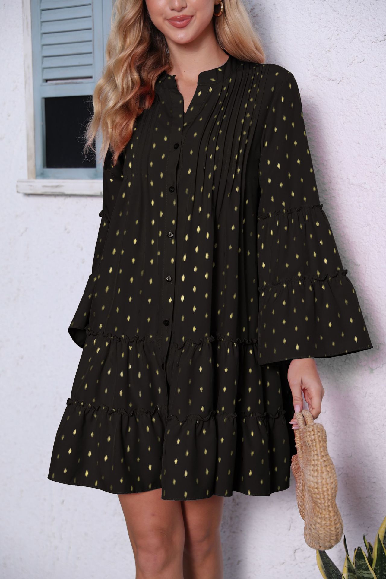 Elegantes Plissee-Sommerkleid für Alltag & Feste