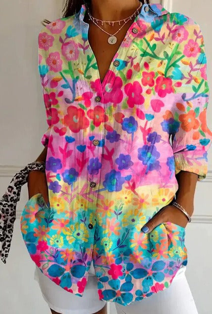 Blumenpracht Bluse für Alltagspower und Frühlingslaune