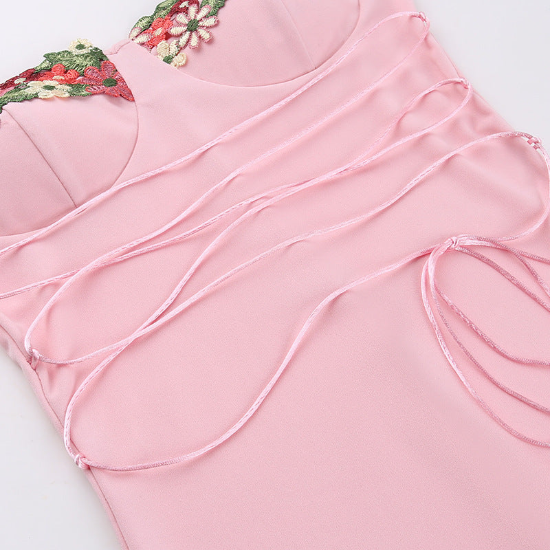 Blumiges Sommerkleid Romantisch für Besondere Anlässe