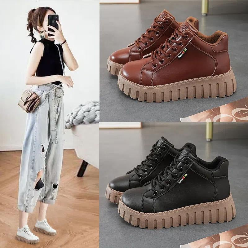 Zeitlose Damen Plateau-Sneaker für Alltag & Freizeit
