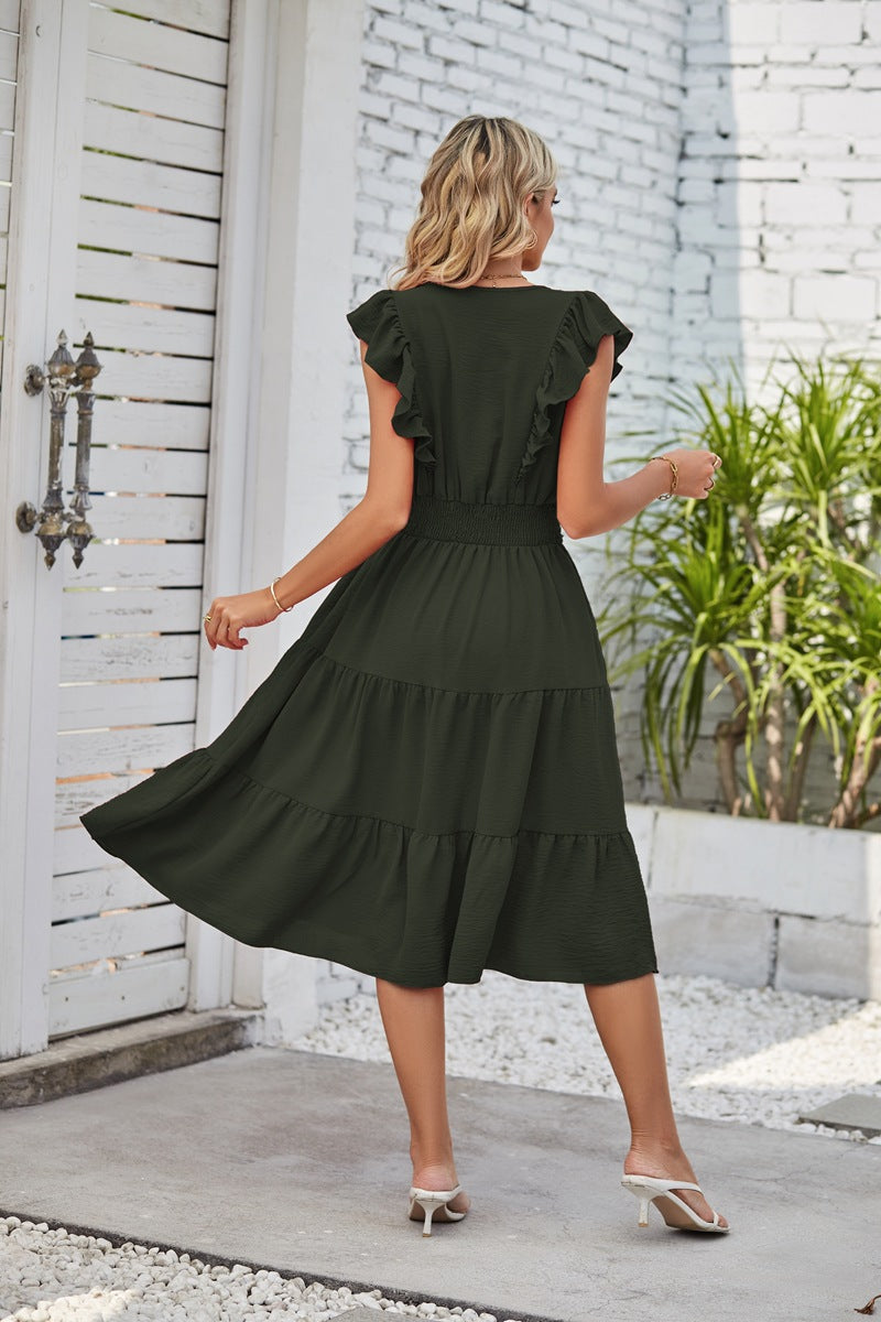 Verspieltes Rüschenkleid für Sommerabenteuer