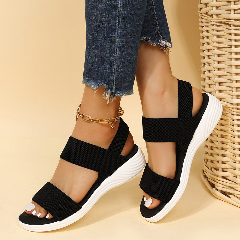 Leichte Plattform-Sandalen Damen Perfekt für Strandtage