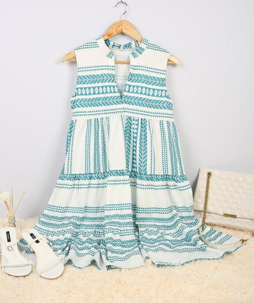 Frisches Frühlingskleid: Leichtes & Pflegeleichtes Let's Have Fun Printed Dress