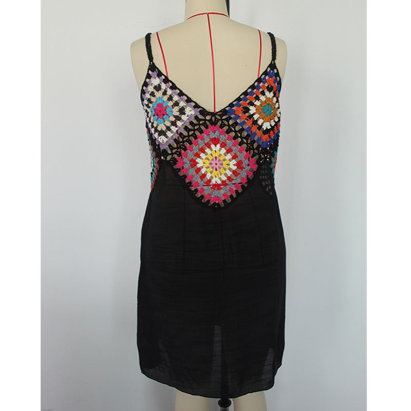 Boho Sommerkleid ärmellos Ideal für Strand & Freizeit