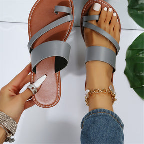 Sommerliche Damen Riemchensandalen für Alltag
