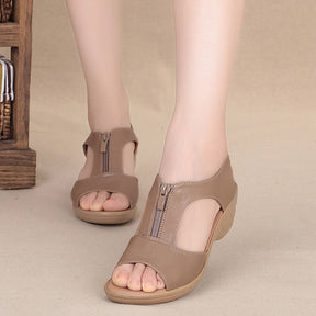 Elegante Frühlingssandalen mit Keilabsatz für Damen