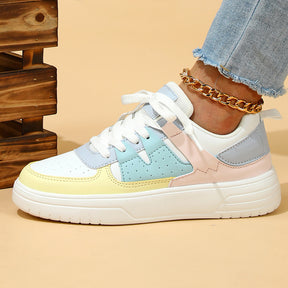 Bunte Platform-Sneaker Perfekt für Freizeit & Sport