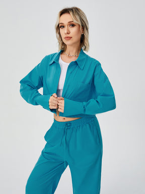 Elegantes Damen Zweiteiler Set für Freizeit & Loungewear