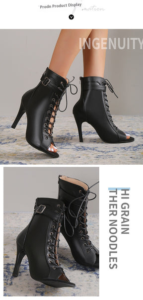 Elegante Peep-Toe High Heels für besondere Anlässe