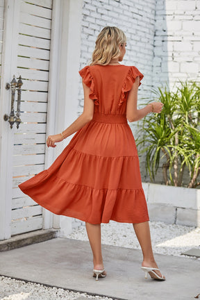 Verspieltes Rüschenkleid für Sommerabenteuer