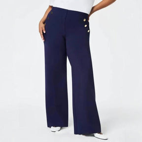 Distinctive Dark Blue Plain Pants - Frühlingserwachen mit Stil & Komfort