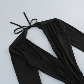 Elegantes Blumenkleid mit V-Ausschnitt für besondere Anlässe