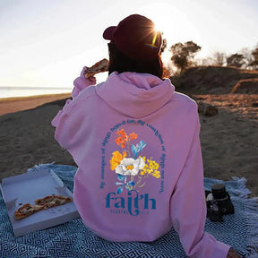 Aesthetic Hoodie mit Bibelvers Print Perfekt für Frühling