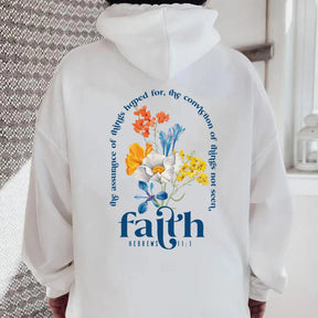 Aesthetic Hoodie mit Bibelvers Print Perfekt für Frühling
