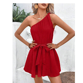 Eleganter One-Shoulder Jumpsuit Perfekt für Frühlingstage