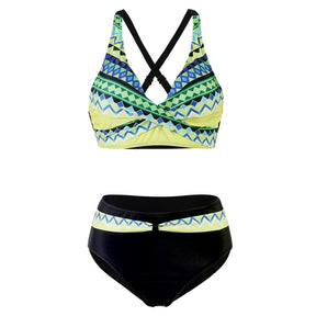 Stilvoller Frühlings-Bikini für Strand und Pool