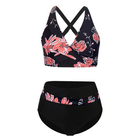 Stilvoller Frühlings-Bikini für Strand und Pool