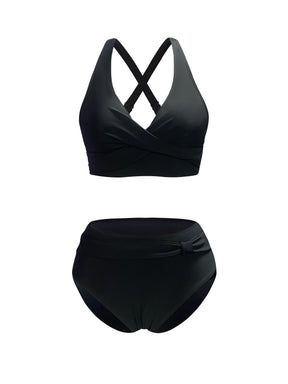 Stilvoller Frühlings-Bikini für Strand und Pool
