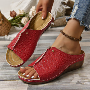 Frühling Peep Toe Slippers für Damen Alltag und Freizeit