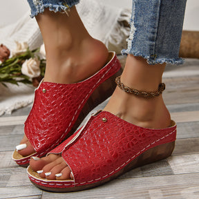 Frühling Peep Toe Slippers für Damen Alltag und Freizeit