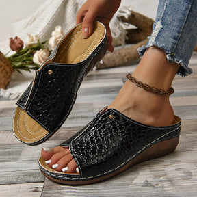 Frühling Peep Toe Slippers für Damen Alltag und Freizeit