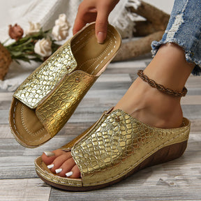 Frühling Peep Toe Slippers für Damen Alltag und Freizeit